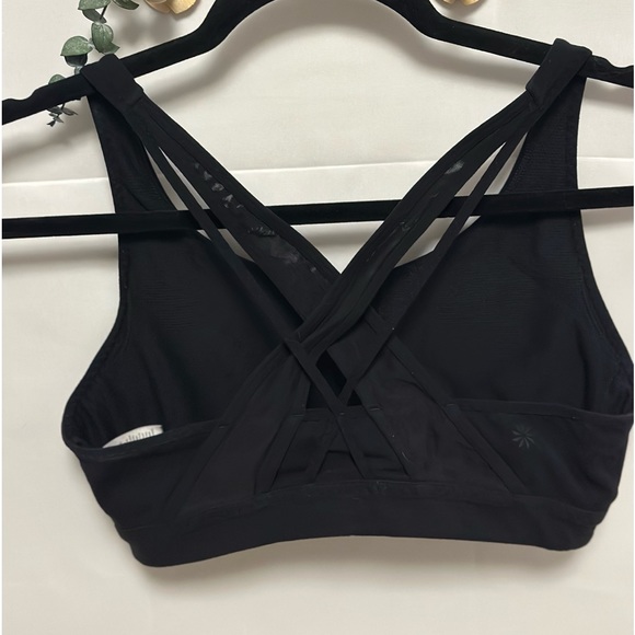 Athleta Sz S black sports bra - Picture 2 of 2